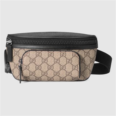 gucci black belt bag womens|gucci ophidia bum bag.